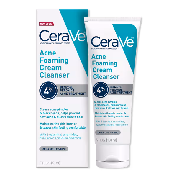 CeraVe Acne Foaming Cream Cleanser - 88ml