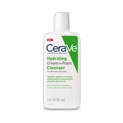 CeraVe Hydrating Cream-to-Foam Cleanser - 88ml