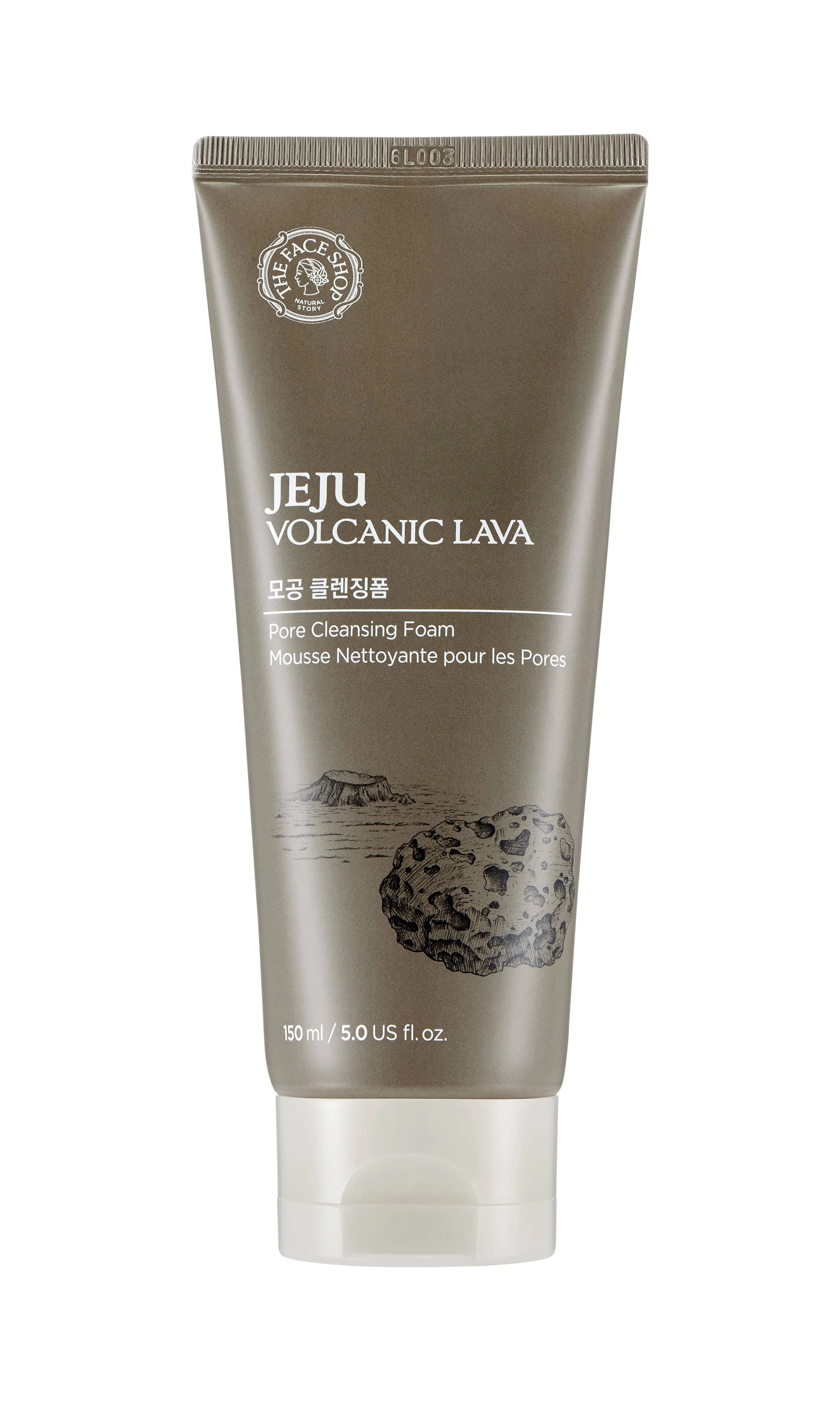 The Face Shop - Jeju Volcanic Lava Cleansing Foam 150ml
